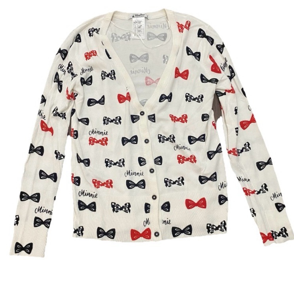 Disney Parks Authentic Original Minnie Mouse Cardigan Sweater XS